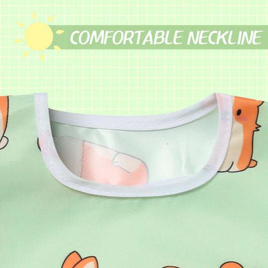 Baby Bib Feeding Bibs Waterproof Drool Bibs(set of 3)