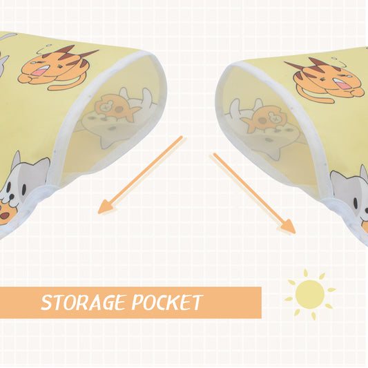 Baby Toddler Bib Waterproof Short Sleeved Bib Feeding Bibs (Set of 2)